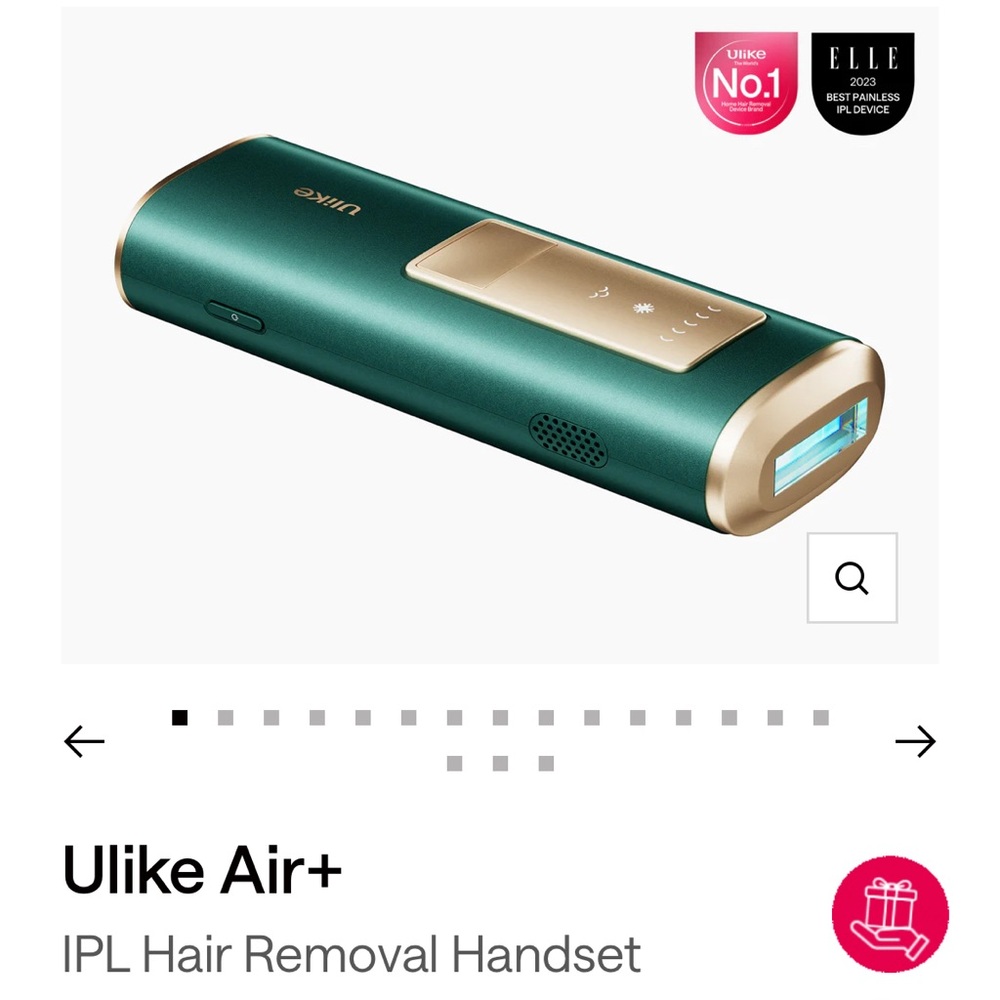 Ulike Air+ IPL Hair Removal Device - Dark Green NIB